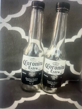 Corona Brand Coronita Salt & Pepper Shakers 7oz